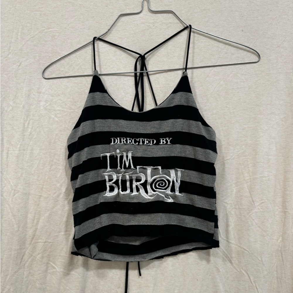 Tim Burton stripe shirt